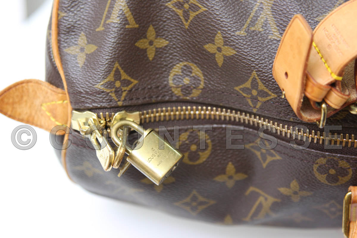 AUTHENTIC LOUIS VUITTON LARGE SPEEDY TRAVEL BAG  