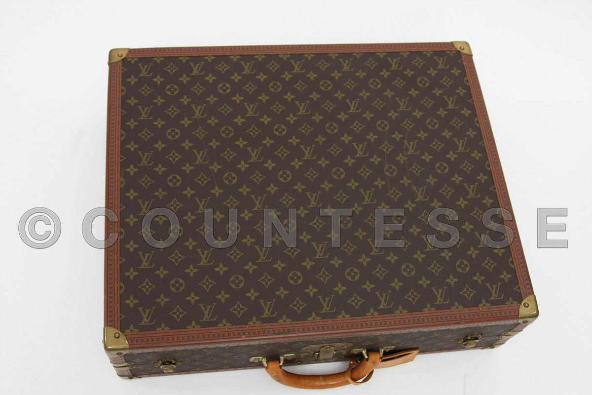 AUTHENTIC LOUIS VUITTON VINTAGE TRUNK WARDROBE SUITCASE 3  