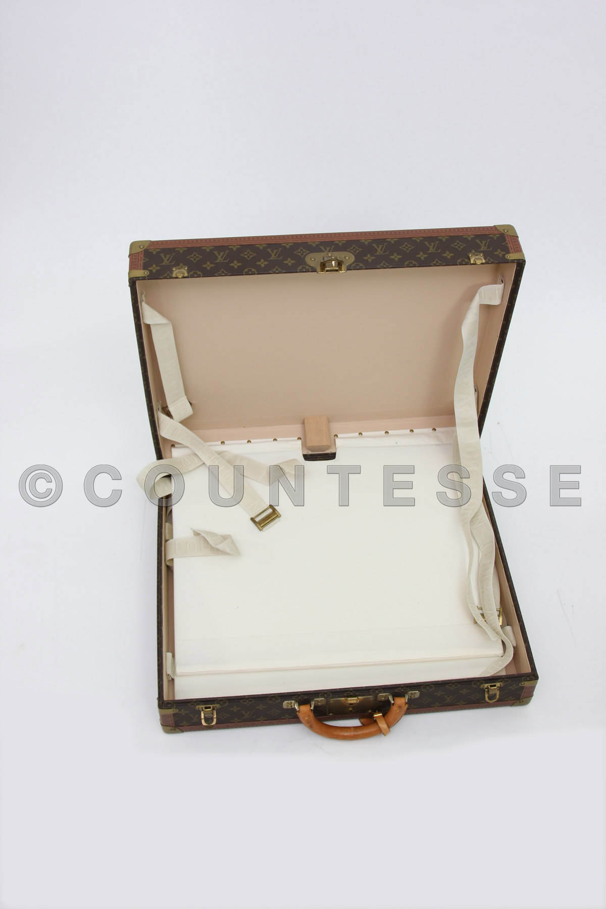 AUTHENTIC LOUIS VUITTON VINTAGE TRUNK WARDROBE SUITCASE 3  