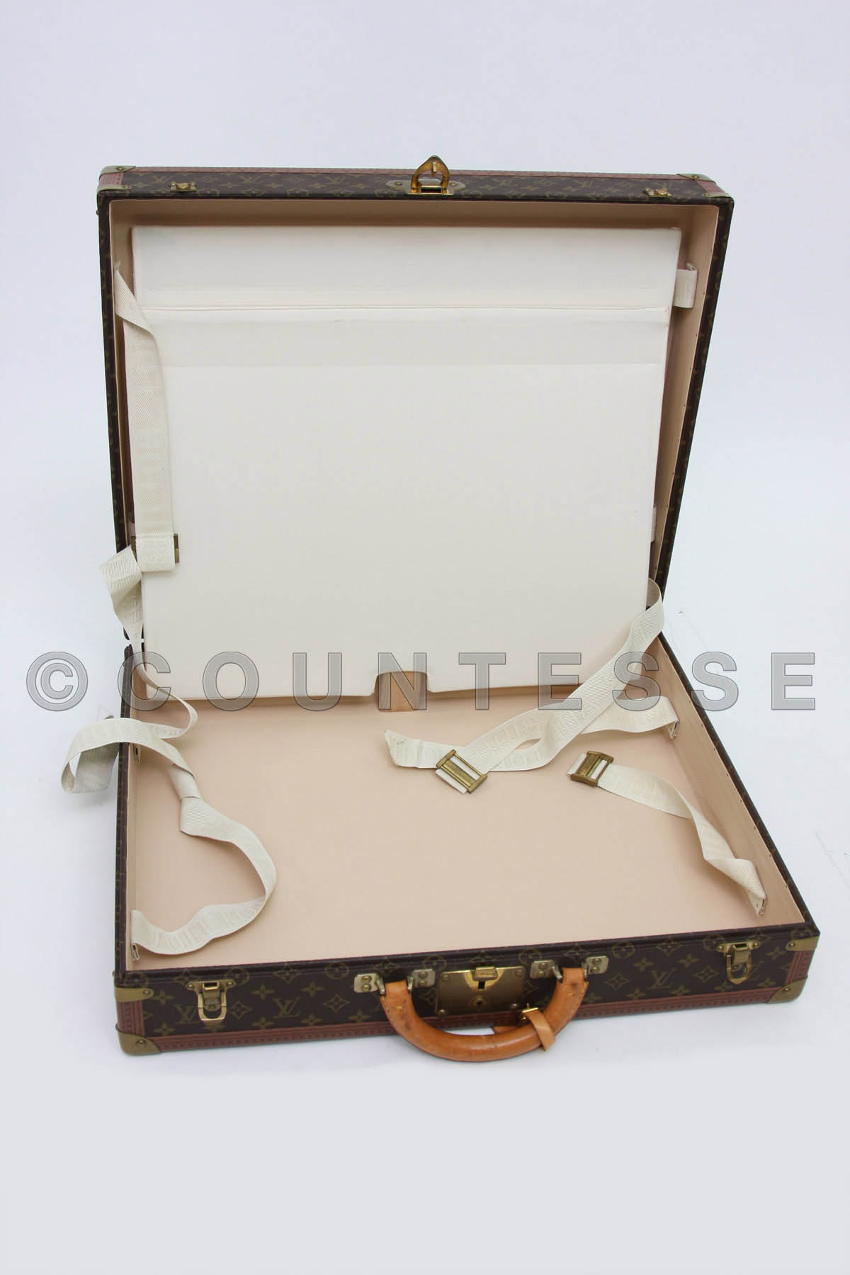 AUTHENTIC LOUIS VUITTON VINTAGE TRUNK WARDROBE SUITCASE 3  